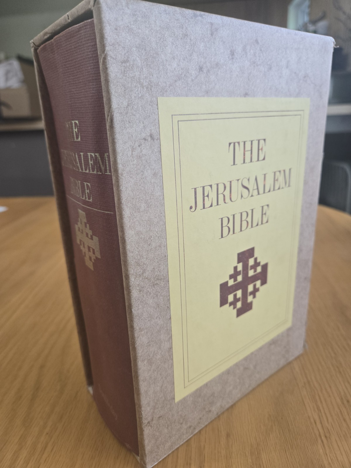 The Jerusalem Bible Doubleday Hardcover Book w Slip Case 1966