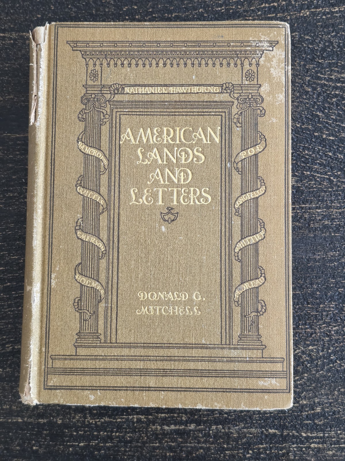 American Lands and Letters by Donald G Mitchell Vintage 1st Edition VERY G+