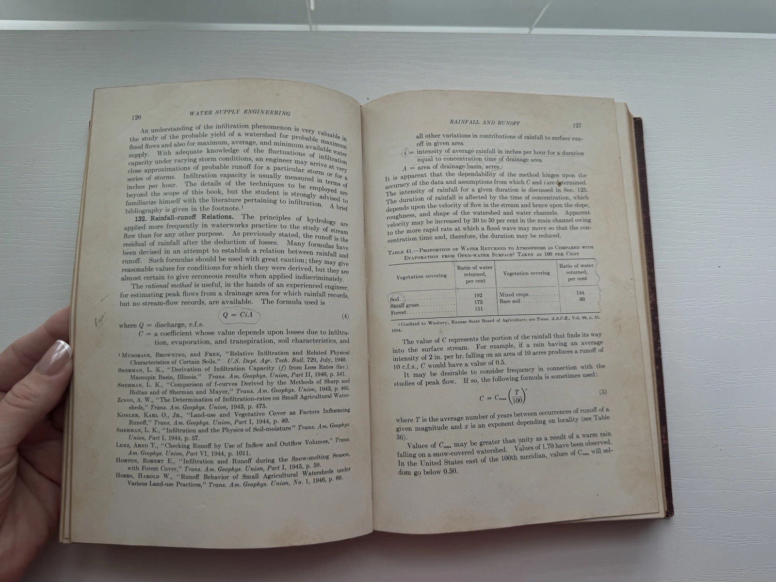 VTG 1939 Water Supply Engineering Babbitt Doland McGraw-Hill 4th Ed Book