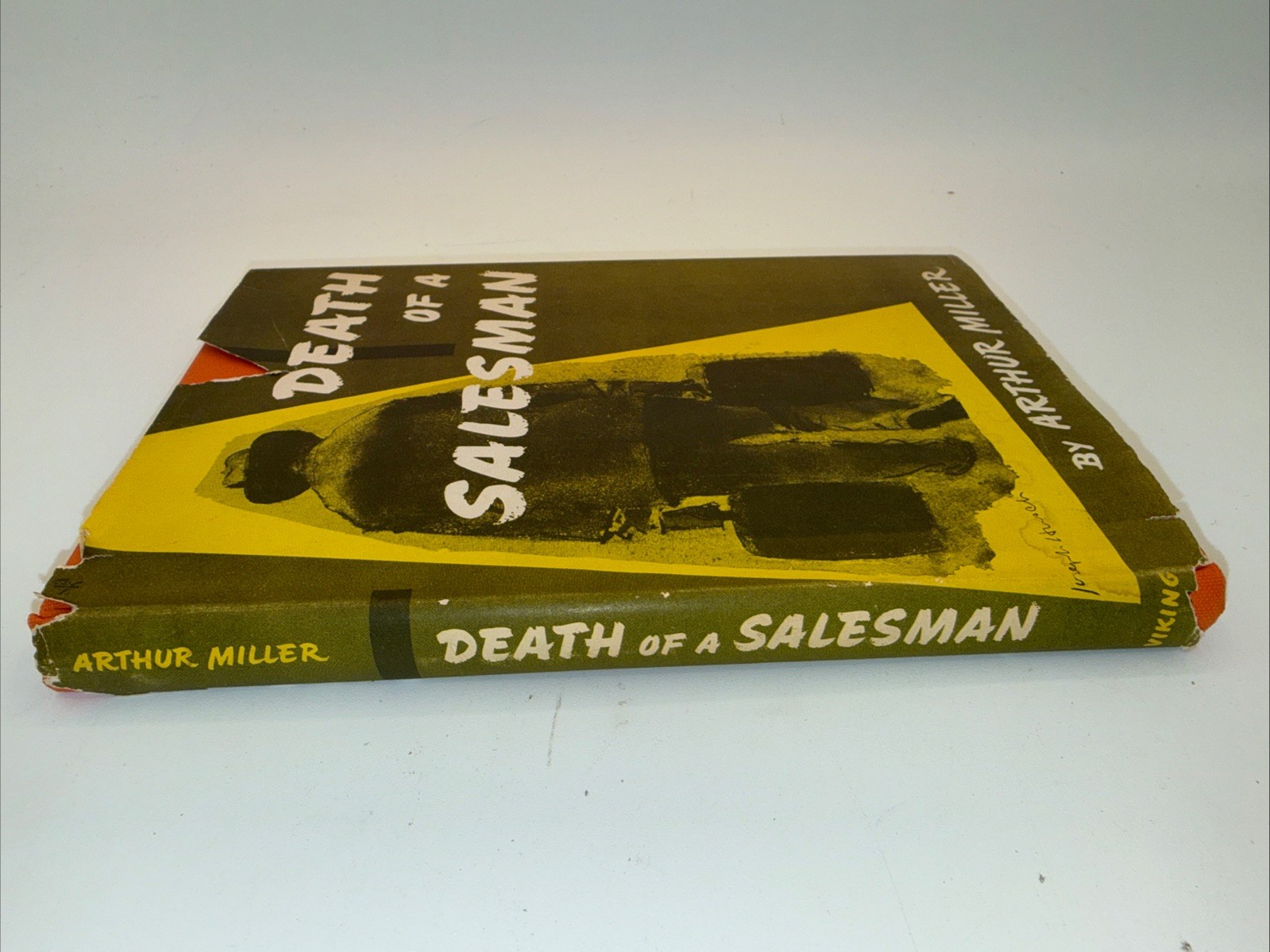 Death of a Salesman Arthur Miller Viking Press 1949 1st BOMC Edition HC DJ