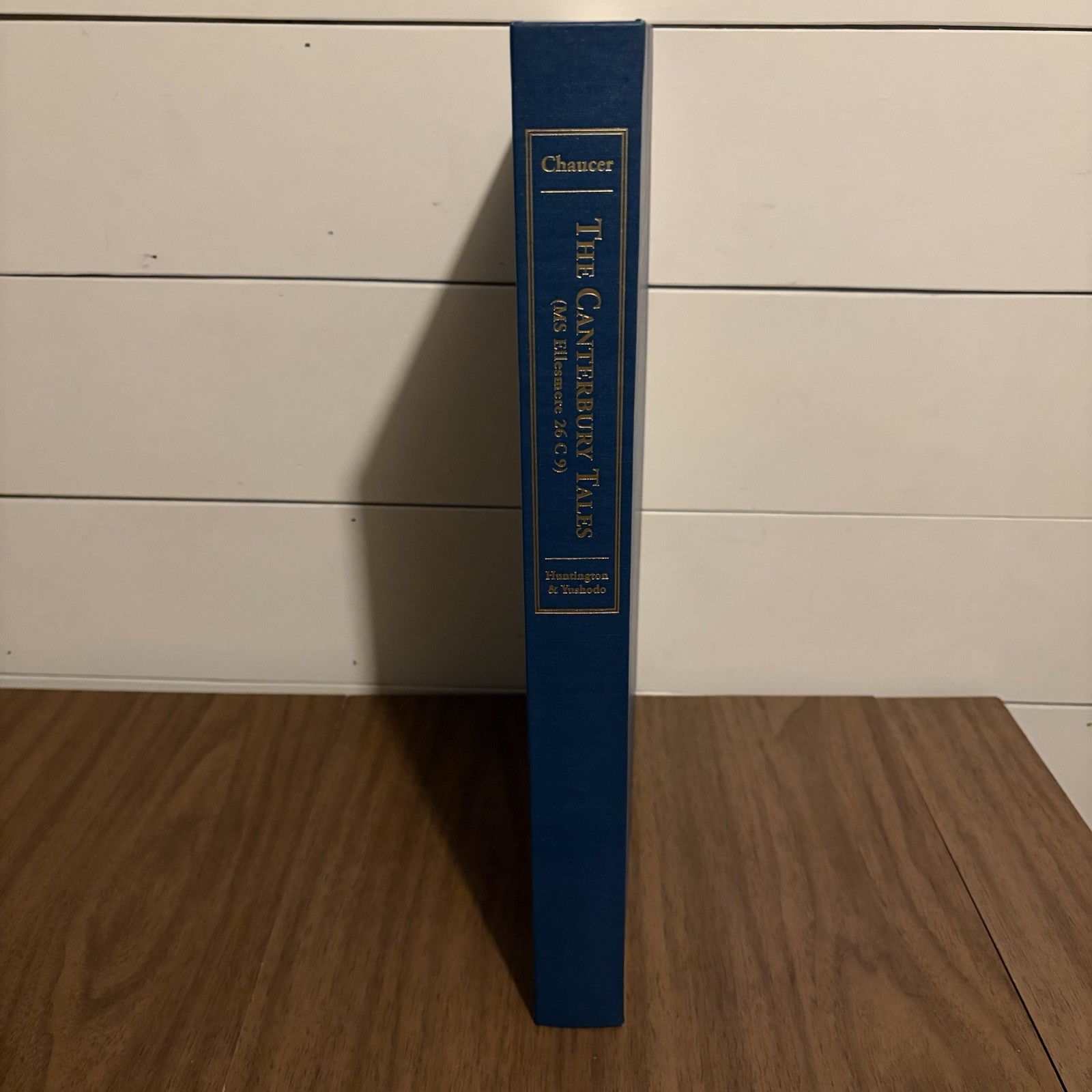 The Canterbury Tales New Ellesmere Chaucer Monochromatic Facsimile 1997 HC