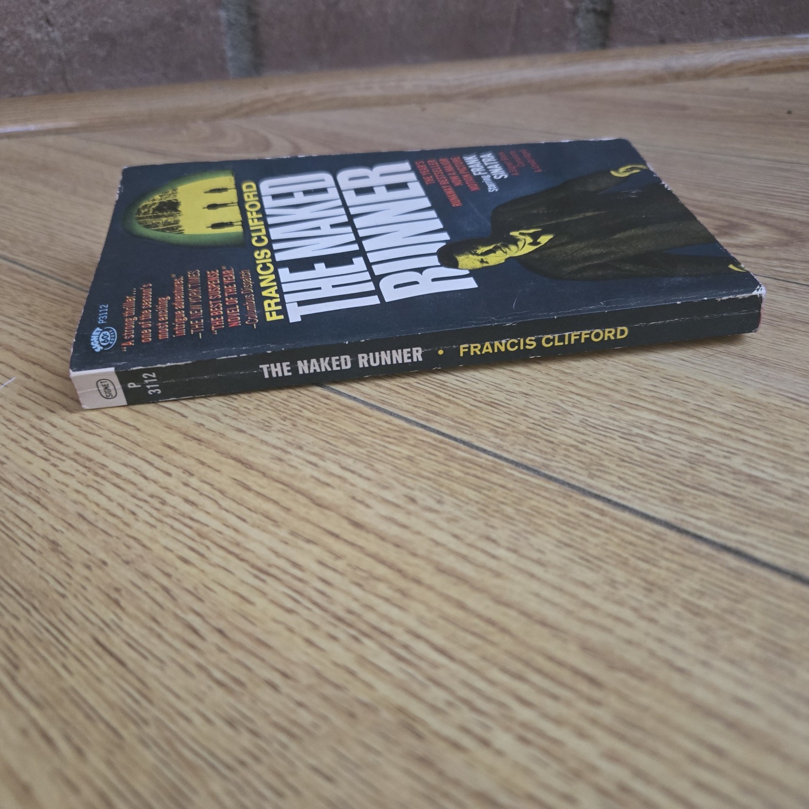 The Naked Runner (PB Signet 1967) Francis Clifford Thriller Spy Novel SINATRA
