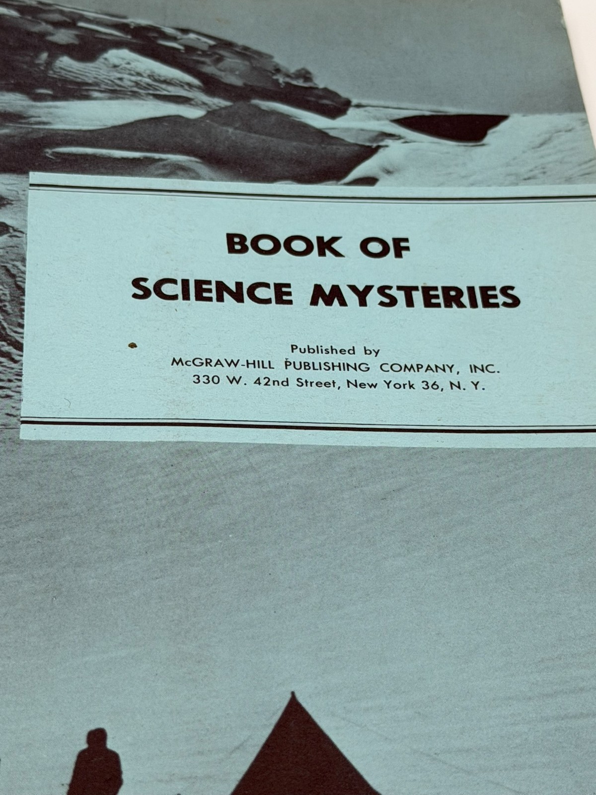 Book of Science Mysteries Vintage Paperback – McGraw-Hill – Cold War Era Science