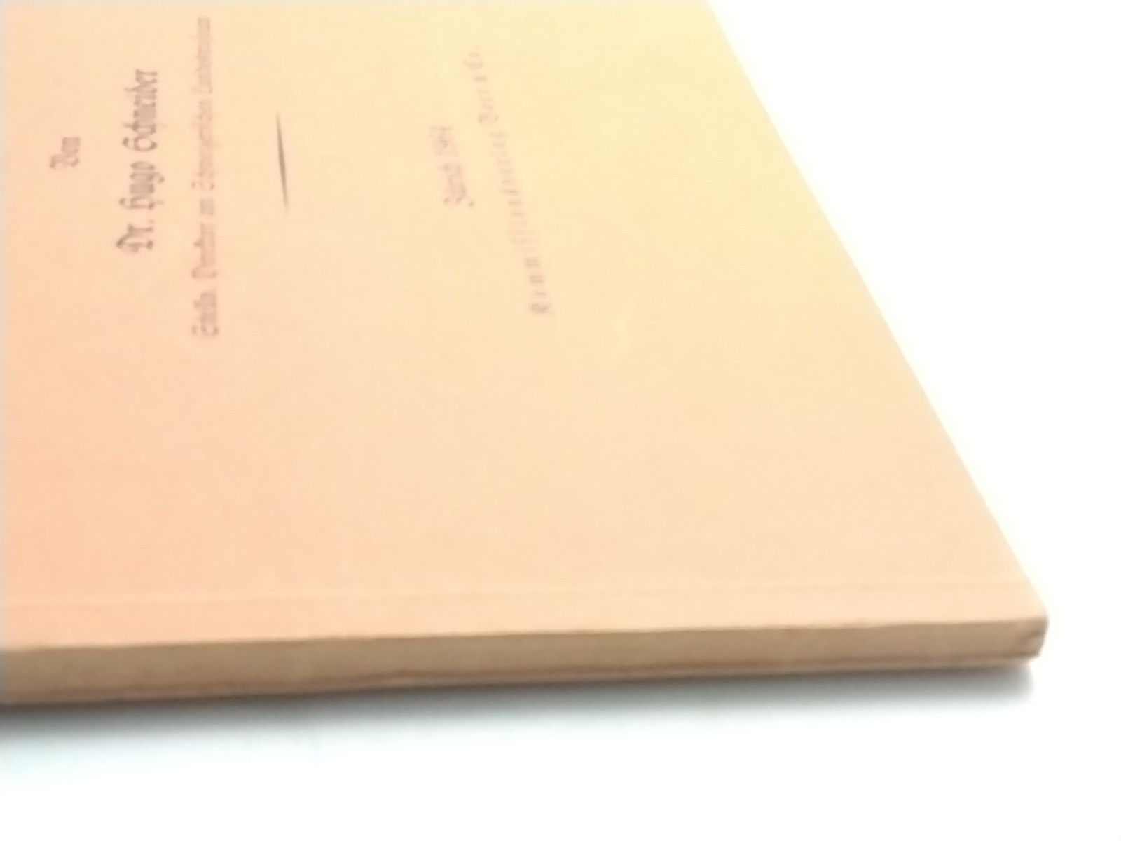 Feuerwerfer Gefellfchaft Ultfchweizerifche Waffenprodufction 1964 Softcover