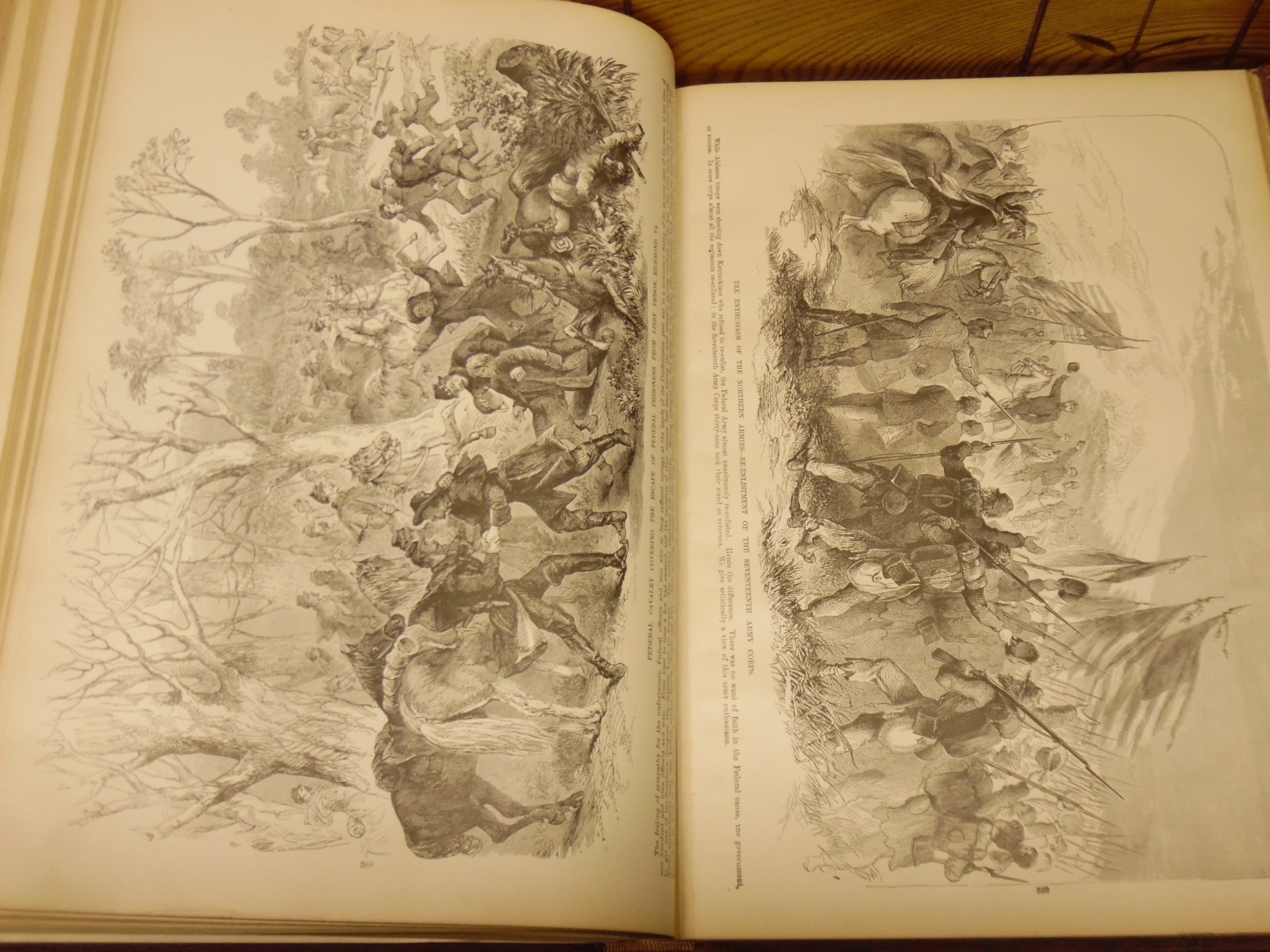 Antique 1896 Book – Frank Leslie’s Famous Leaders & Battle Scenes of Civil War