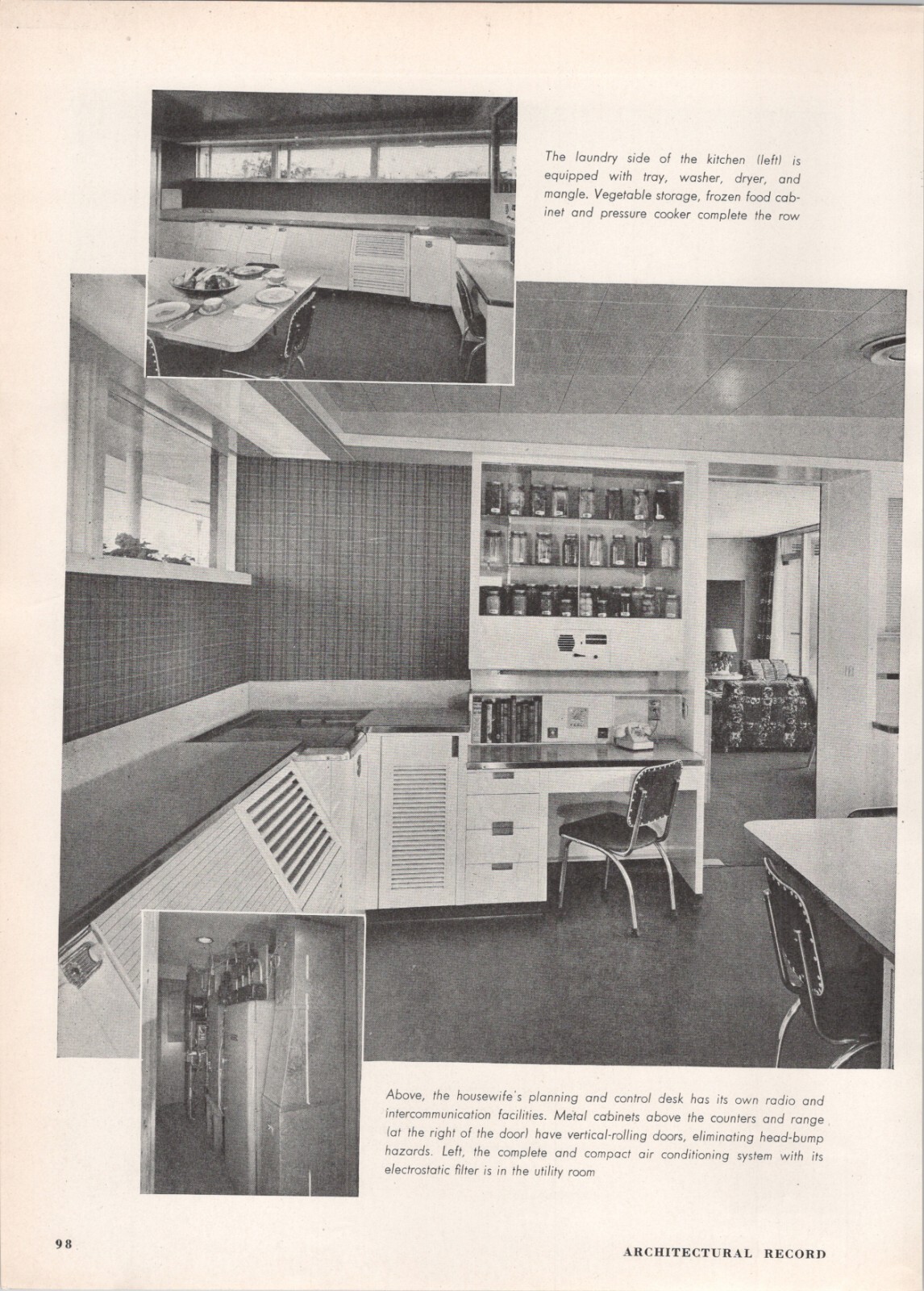 1946 Article * Fritz Burns Post War House 4950 Wilshire Blvd LA Wurdeman Becket
