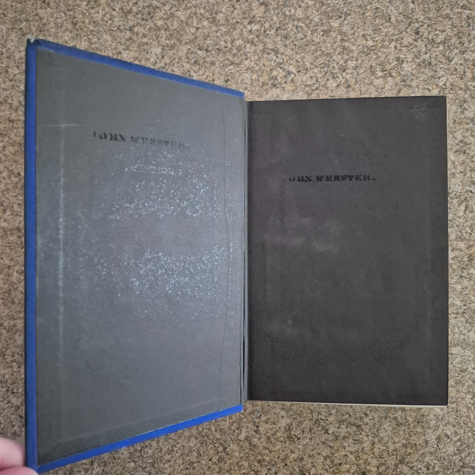 Chaucer Canterbury Tales Illustrated Blue Gilt HC Antique George Routledge