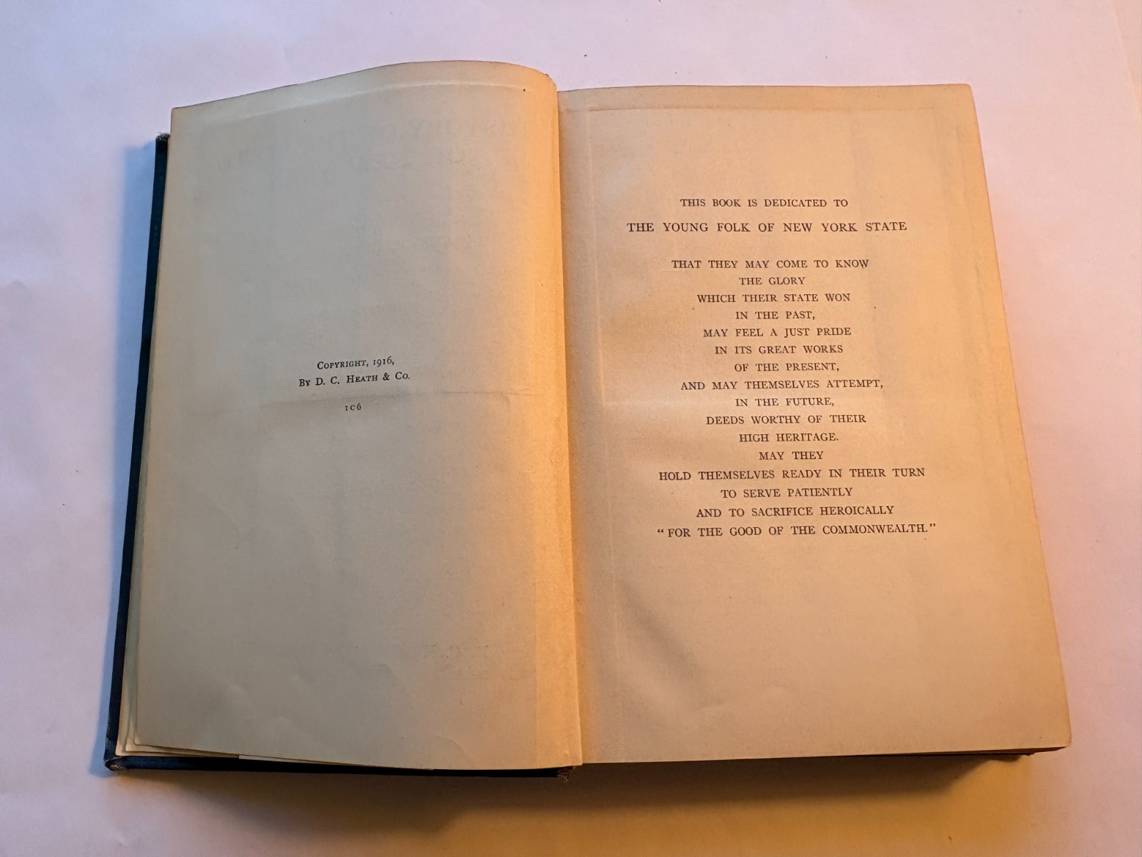 New York , History of, by Charles F. Horne 1st Ed. incl NY 1916 Map HC Rare VG+