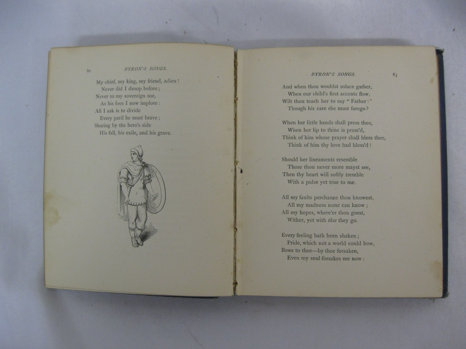 Songs by Lord Byron Virtue & Co Publishers 1872 Good Condition