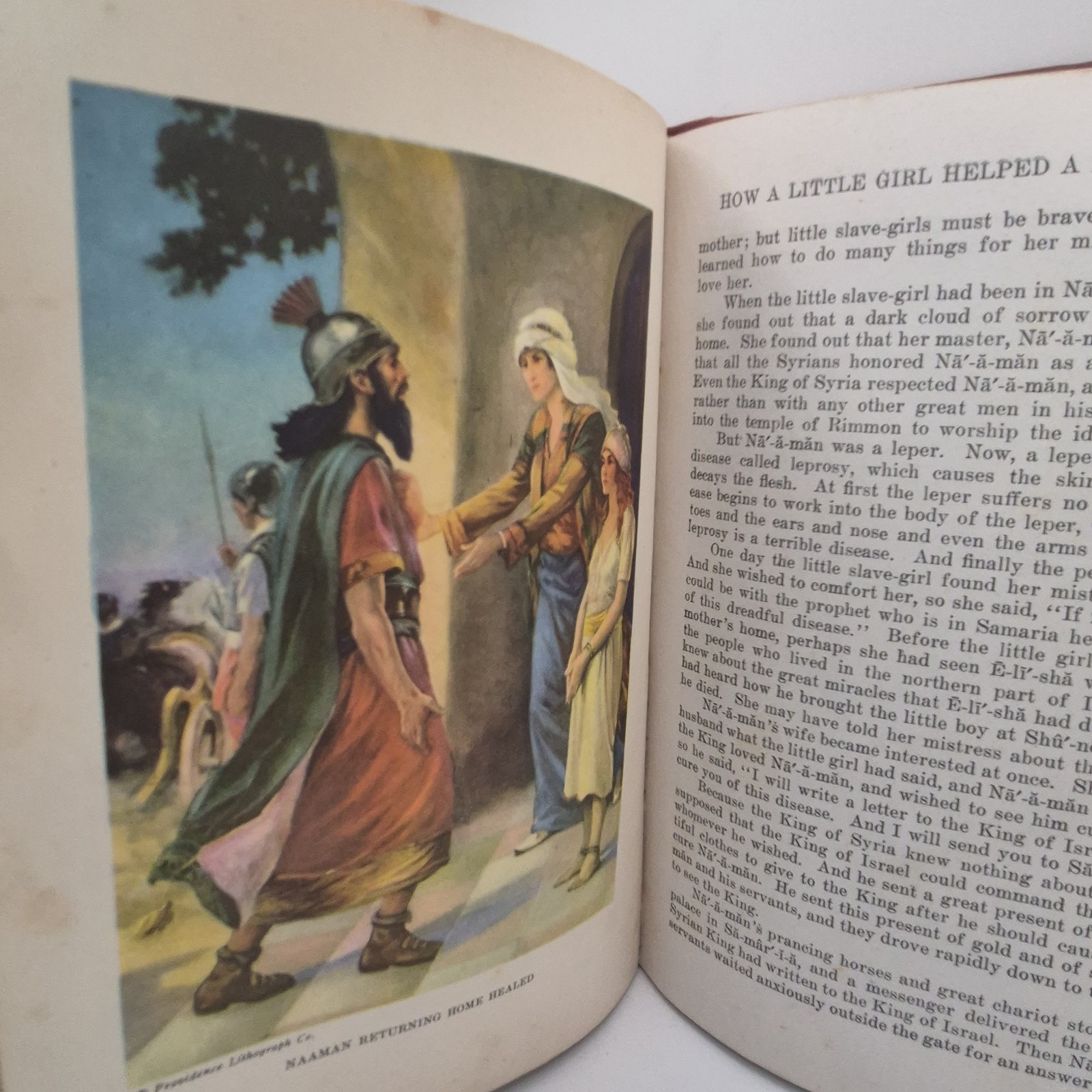 Egermeier’s Bible Story Book Illustrated In Color Antique Hardcover 1947