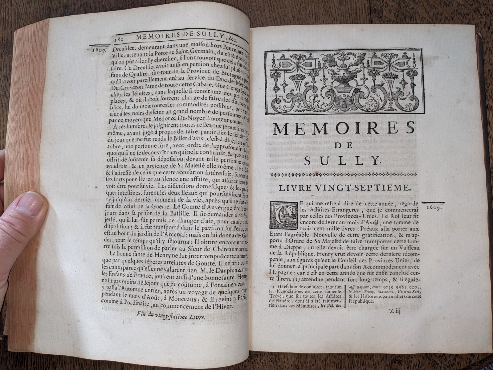 antique book-Mémoires de Maximilien de Béthune, Duc De Sully T 3 – 1747- in 4
