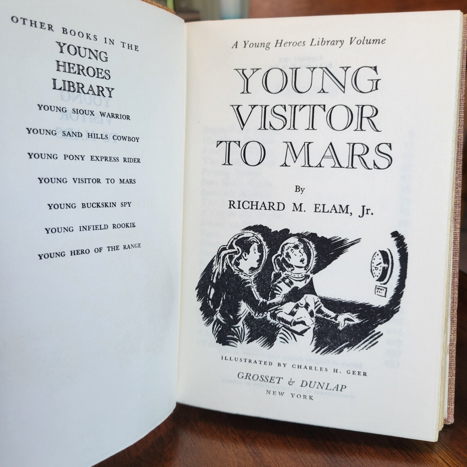 *SEVEN* Vintage Sci-Fi Books – w/DJs – 1941-1958 – Venus Mars Space Planets