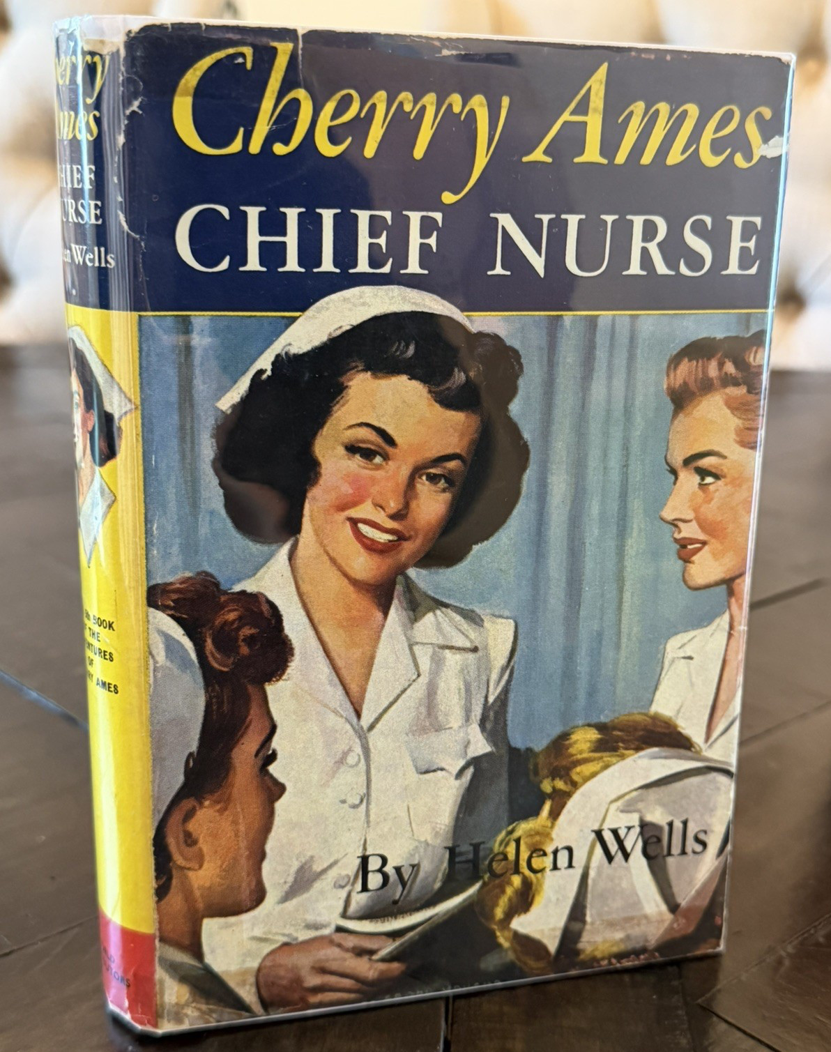 Cherry Ames Chief Nurse by Helen Wells Hardcover DJ 1957 UK edition