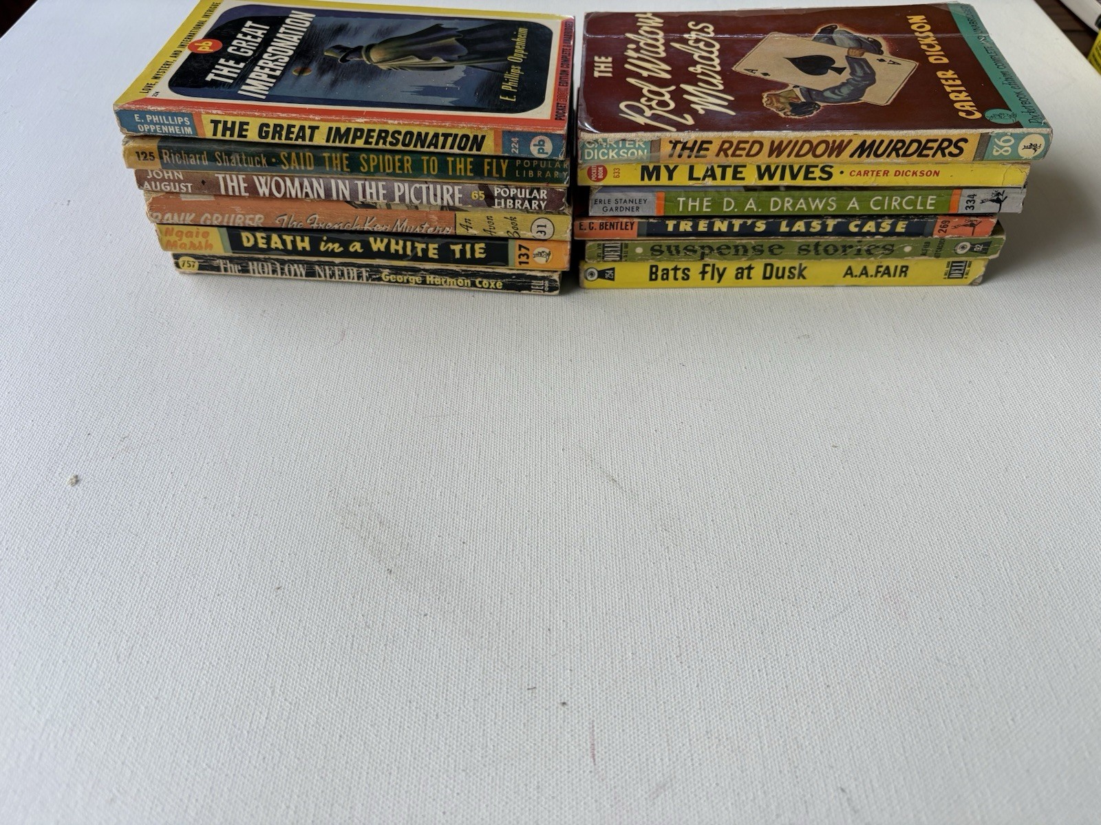 Vintage Pocket Books Early Mysteries ( 1940’s) A. A. Fair, Ngaio Marsh….
