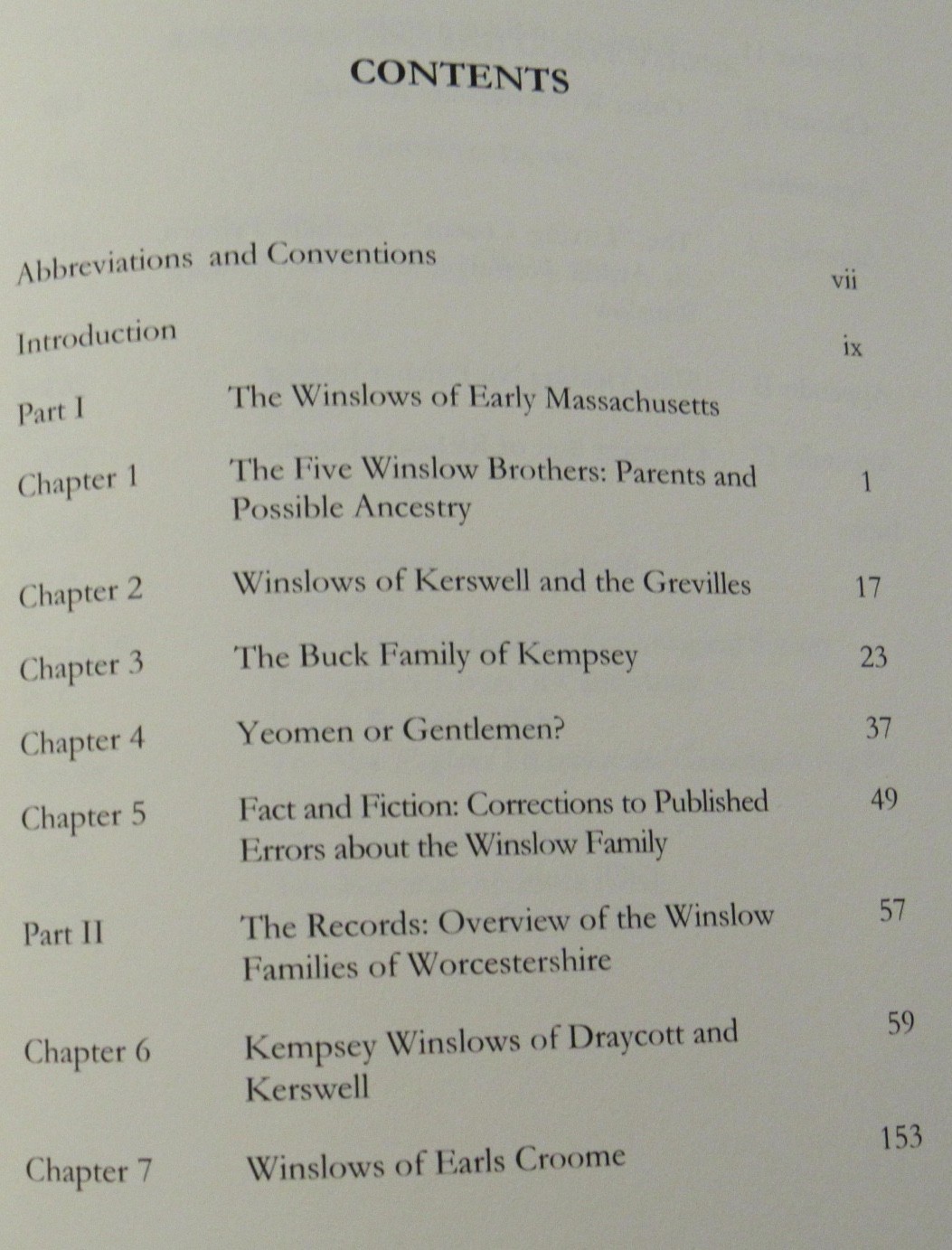 2009 The Winslow Families of Worcestershire 1400-1700 by Brandon Fradd