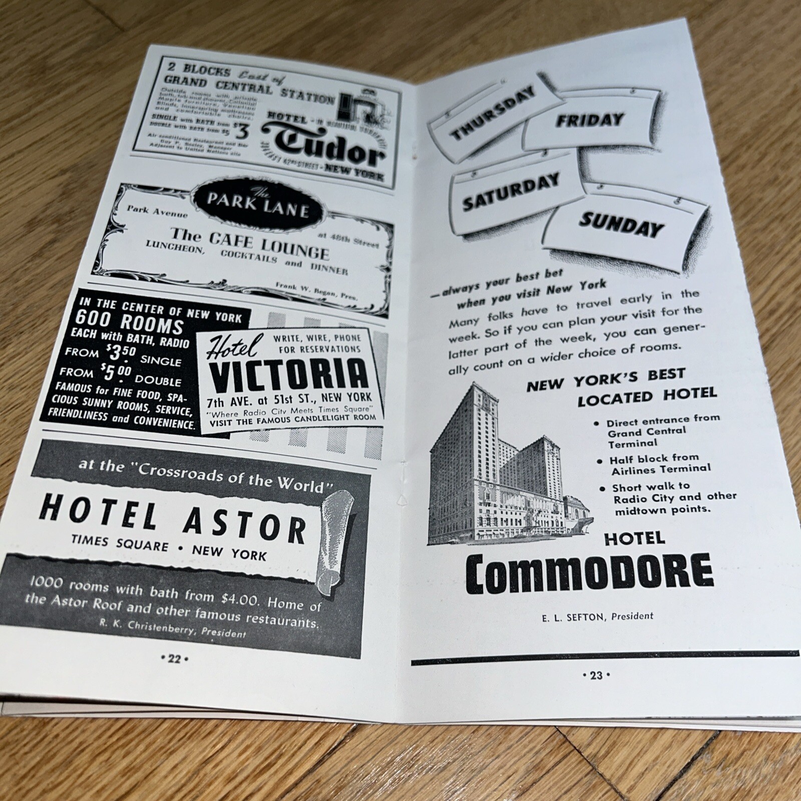 May 1950 THE NEW YORK VISITOR NY Guide NEW YORK CENTRAL SYSTEM RR – CENTRAL PARK