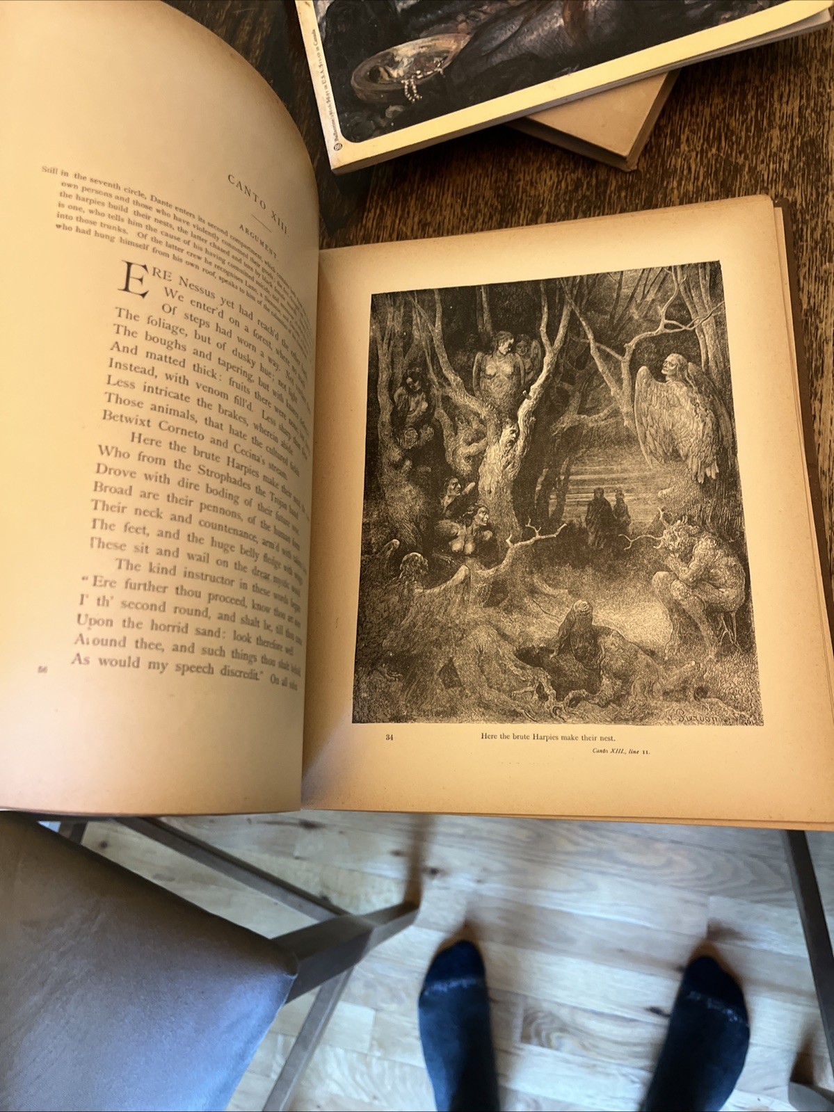 Dante’s Inferno Illustrated by Gustave Dore c. Altemus Edit. Vintage Book READ
