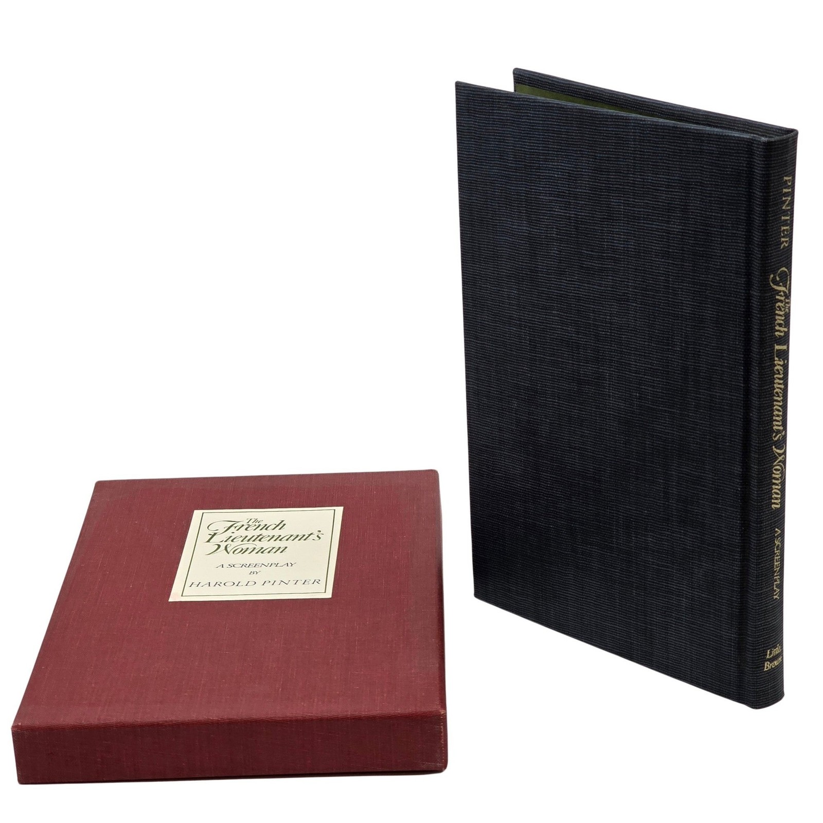 John Fowles, Harold Pinter THE FRENCH LIEUTENANT’S WOMAN Signed 1st edition