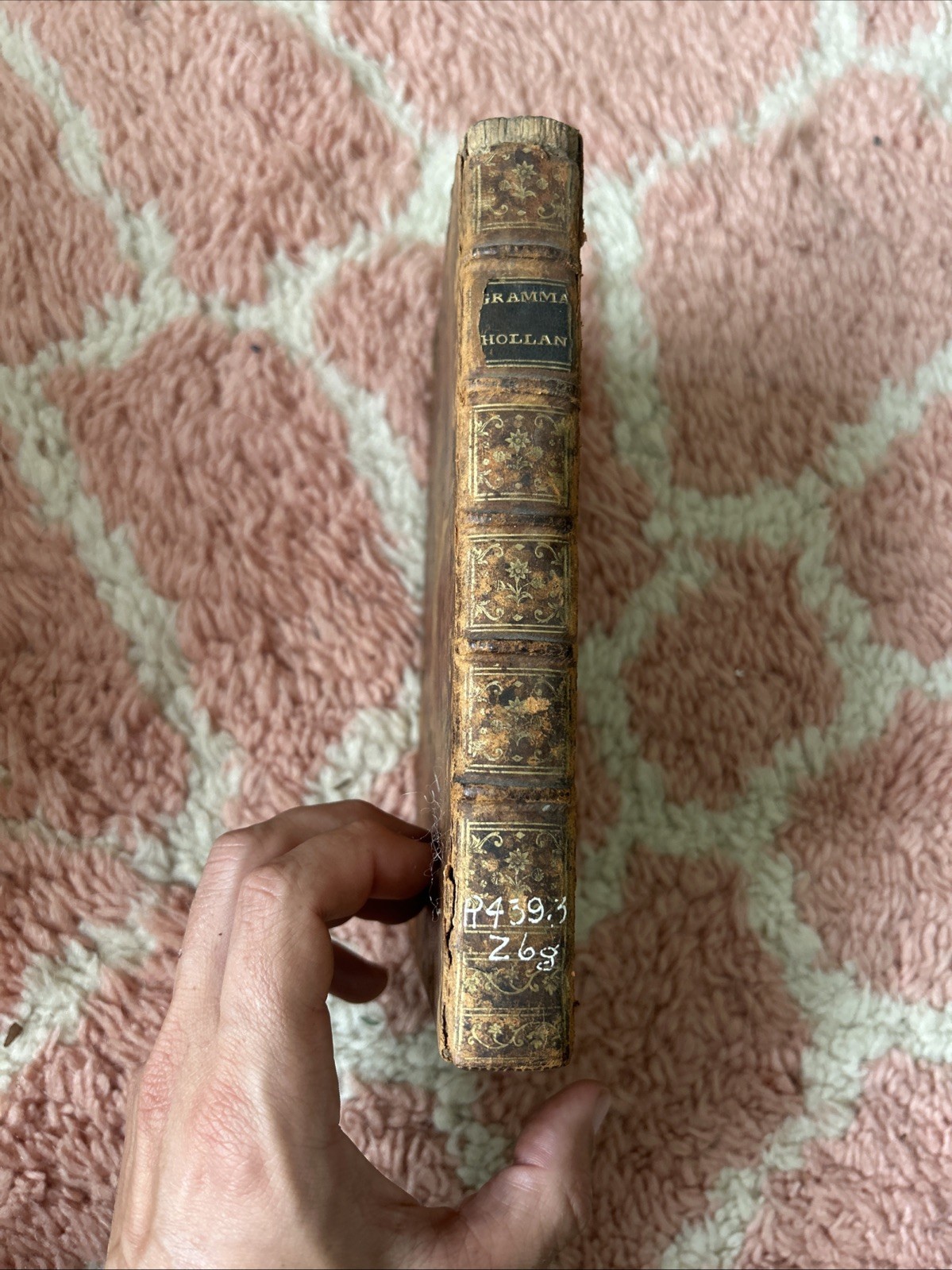 1781 First Edition Grammare Hollandoise French Bookplate And 18th C Ticket