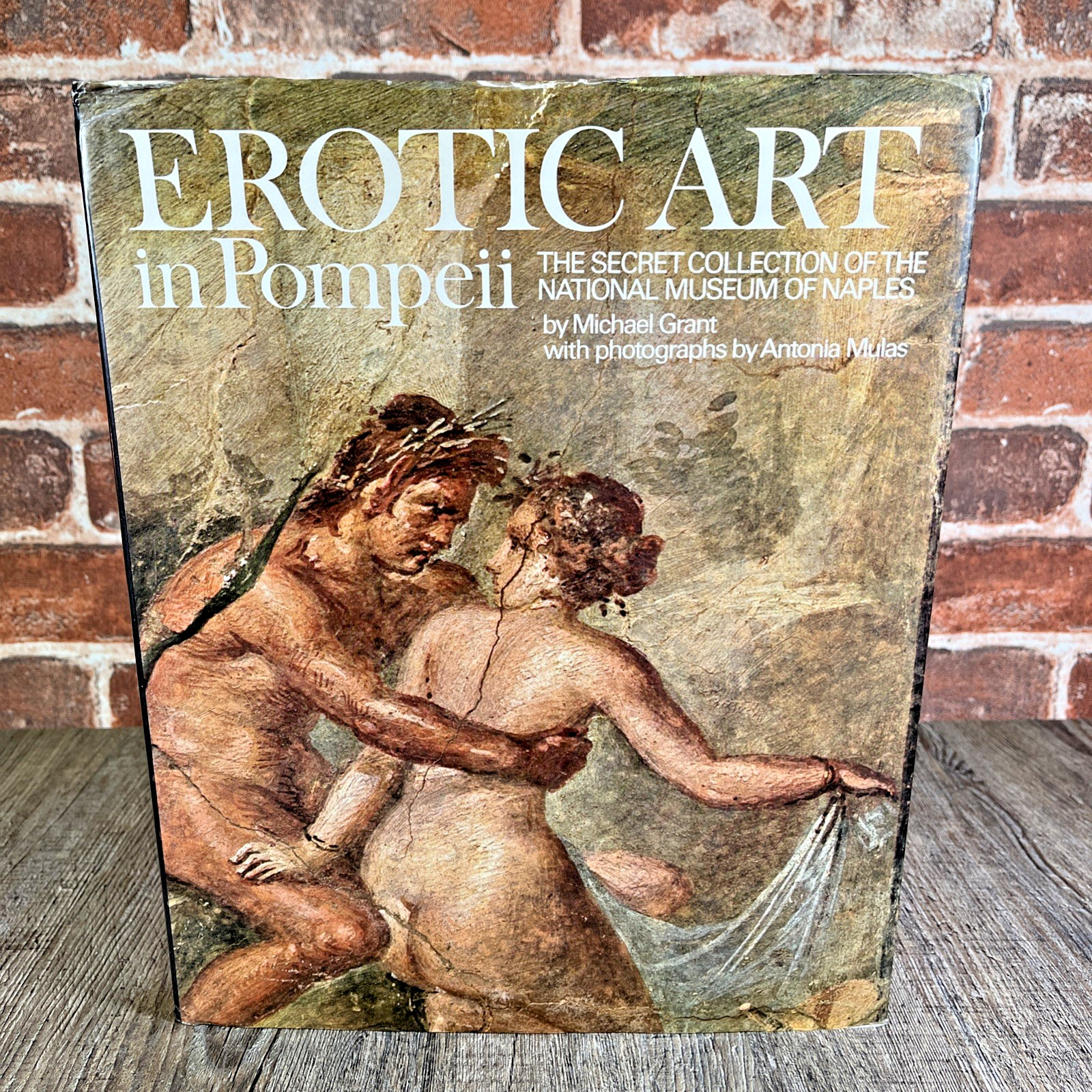 Erotic Art in Pompeii 1975 Vintage Art Book by Michael Grant