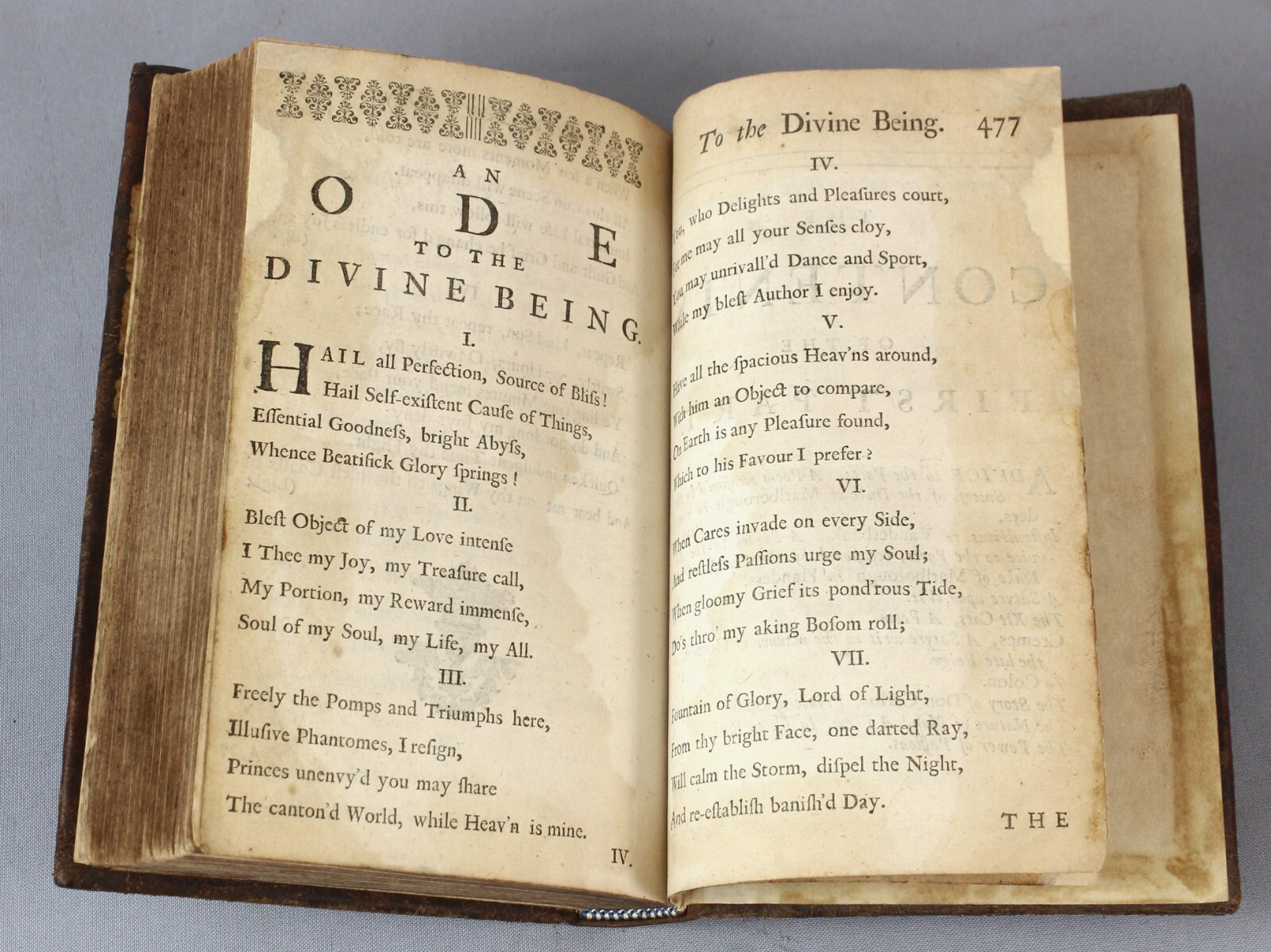 Richard Blackmore – 1718 – POEMS – scarce Augustan Poetry 1st Collected Edition