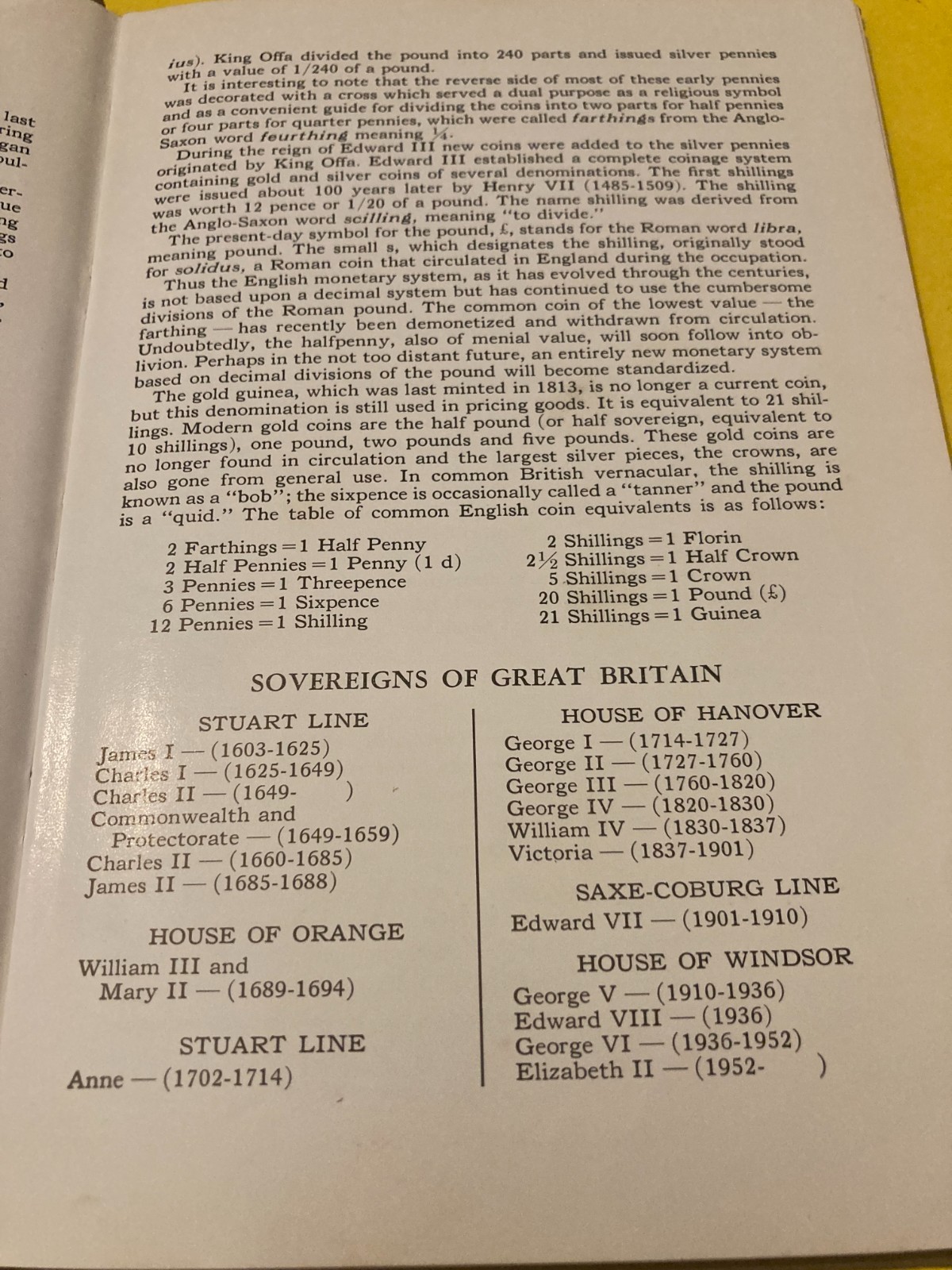 Vintage Guide Book Of British UK Coins 1964 – 19th & 20th Centuries