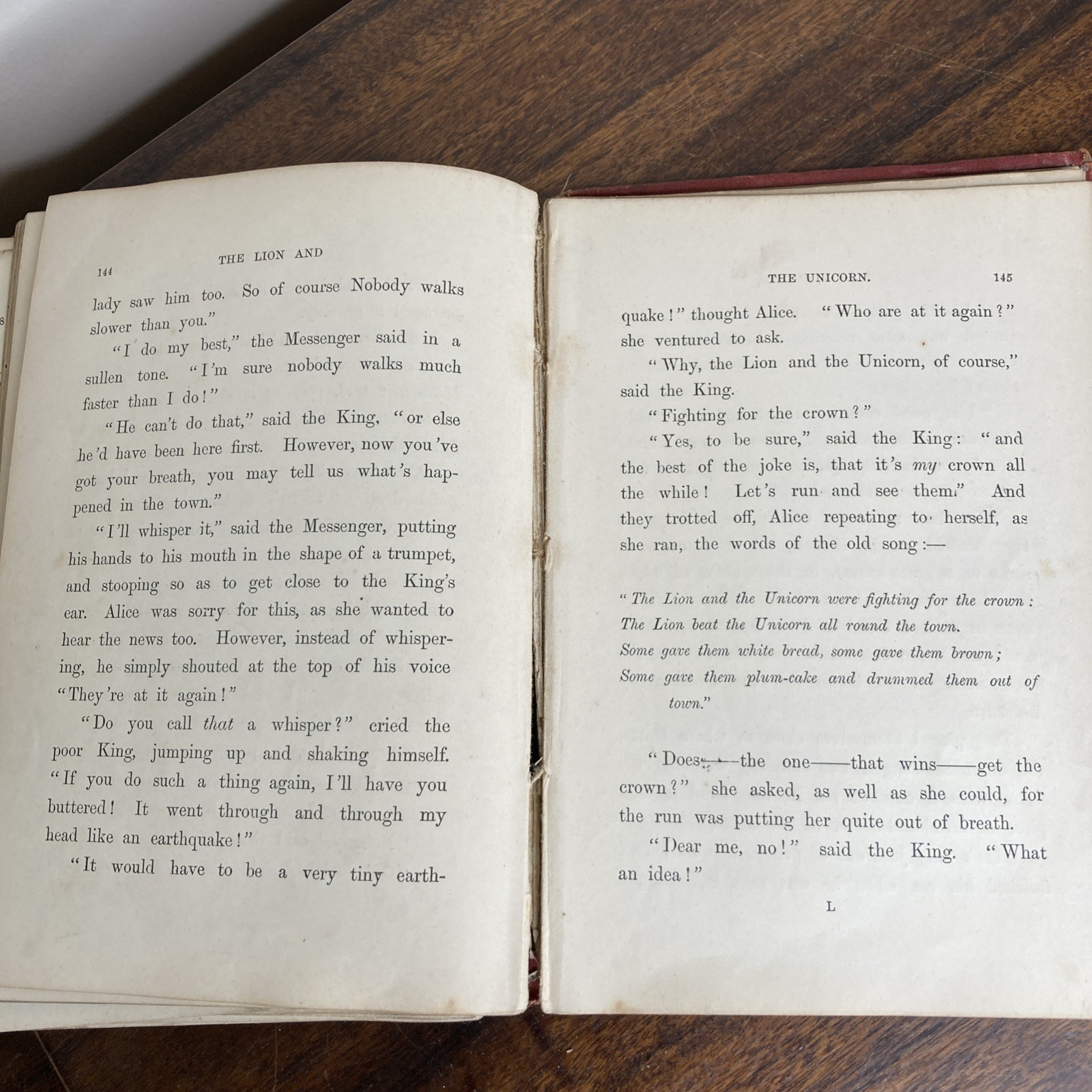 1872 Through The Looking Glass by Lewis Carroll First Edition Spares / Repair