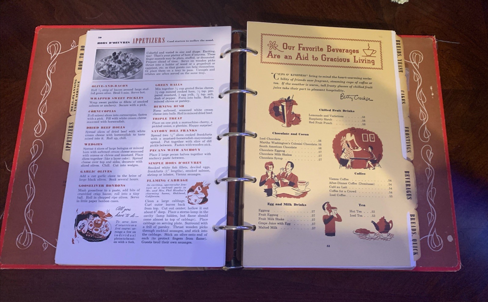 Vintage~1950~Betty Crocker’s Picture Cook book~ First Edition Fifth Print