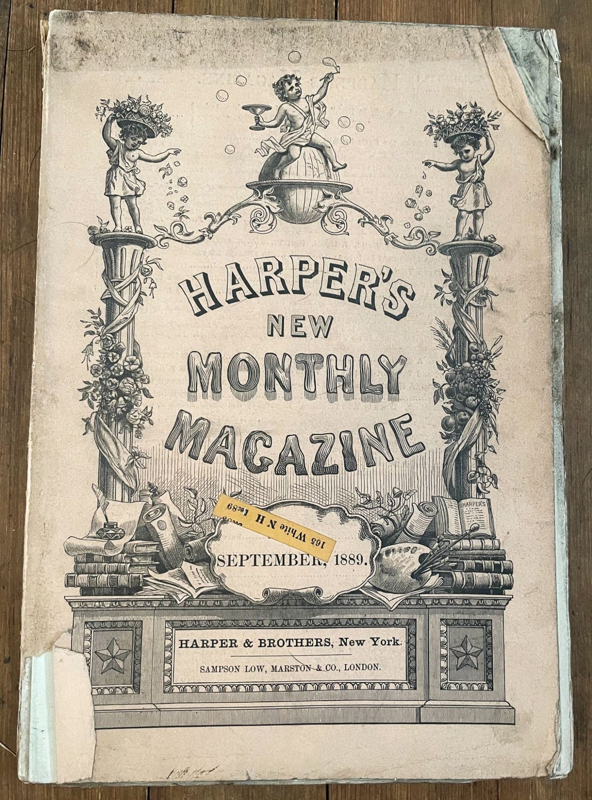 Henry Mills Alden / Harper’s New Monthly Magazine No 472 September 1889 1st ed
