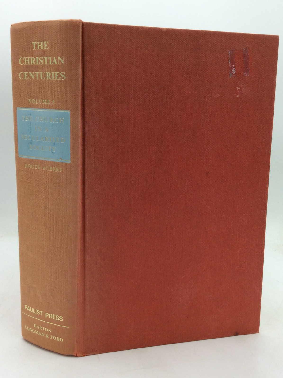THE CHURCH IN A SECULARISED SOCIETY – Roger Aubert – 1978 1st ed – Catholic