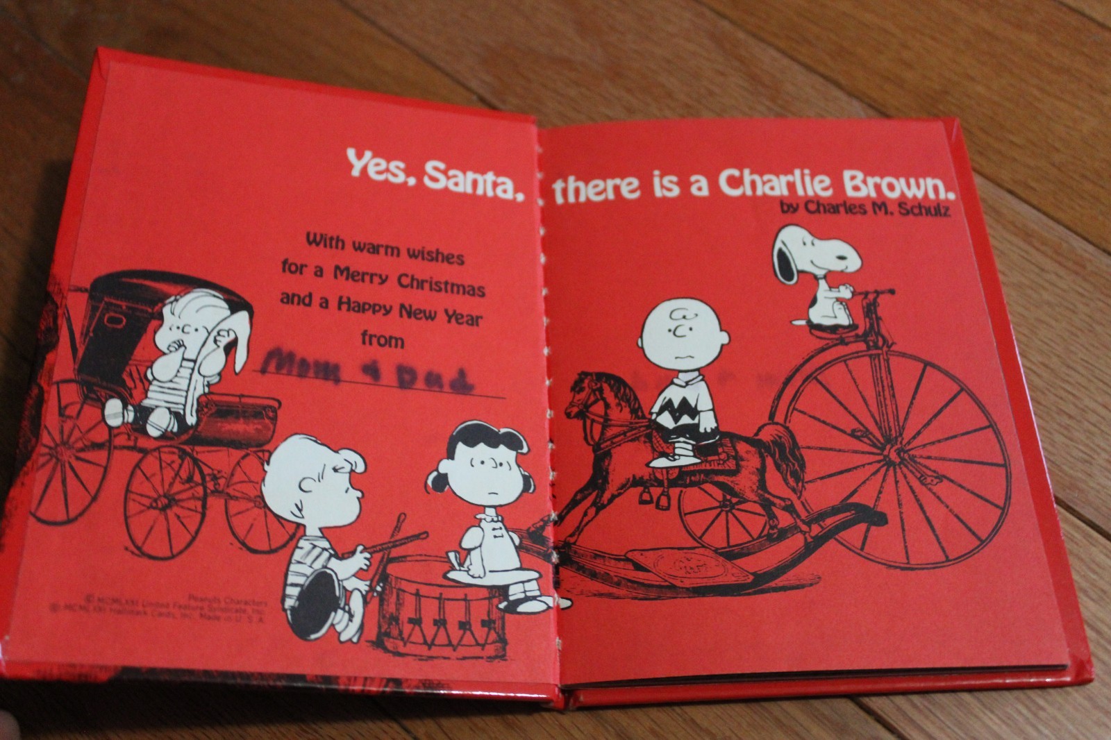 Yes, Santa, there is a Charlie Brown by Charles M Schulz 1971 hardcover