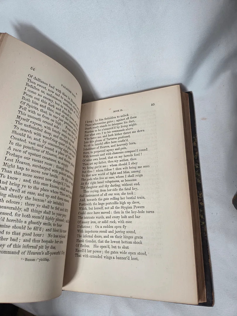 The Poetical Works of John Milton, 2 Volumes Complete; 1853