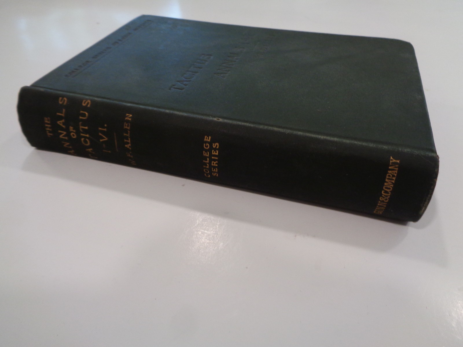 The Annuals of Tacitus 1890 Books I-VI Ancient Roman Classical Studies Latin