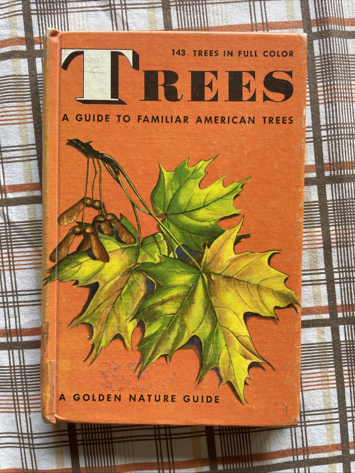 Trees: A Golden Nature Guide to Familiar American Trees (1956 Vintage Ex-Lib HC)