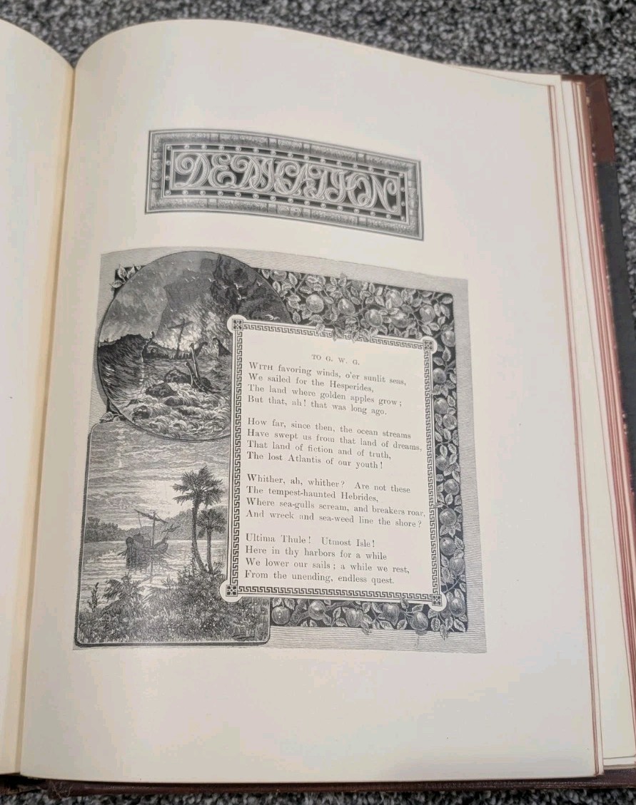 1880 The Poetical Works Of Henry Wadsworth Longfellow, Volume II, Illustrated