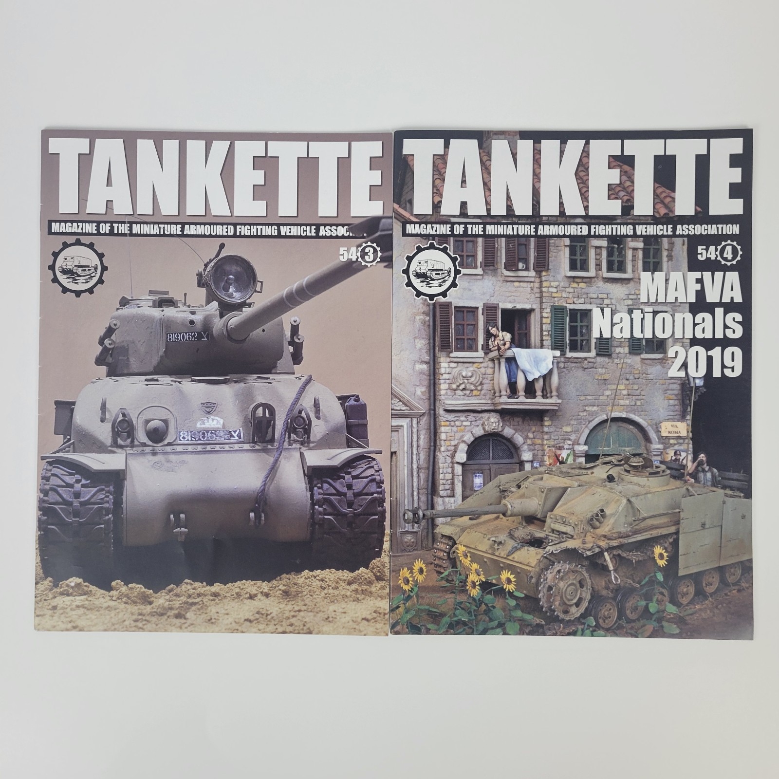 2019-2020 Tankette Miniature MAFVA Magazine~Complete Volumes 54-55~Lot of 12
