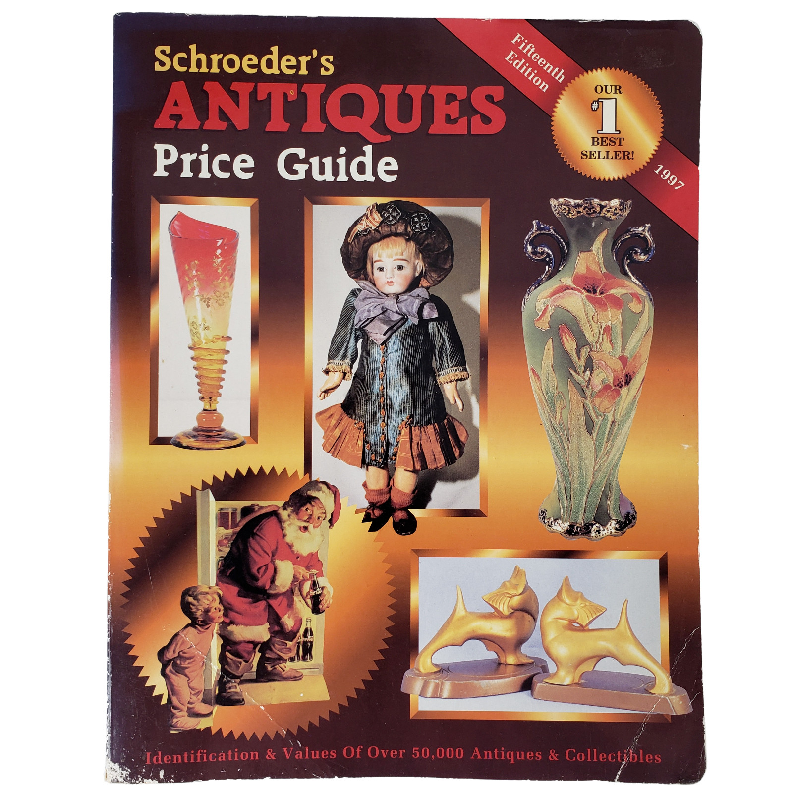 Schroeder’s Antiques Price Guide 1997 15th Ed Book Catalog Reference Vintage
