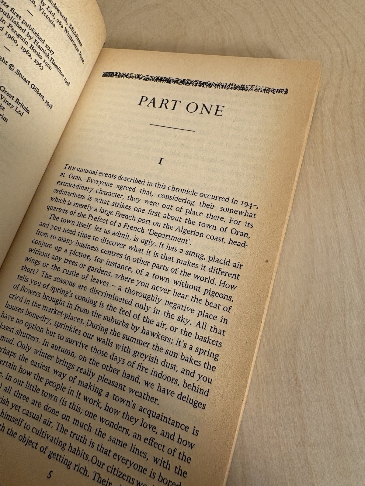 Albert Camus – The Plague – Vintage Penguin 1963 Great Britain