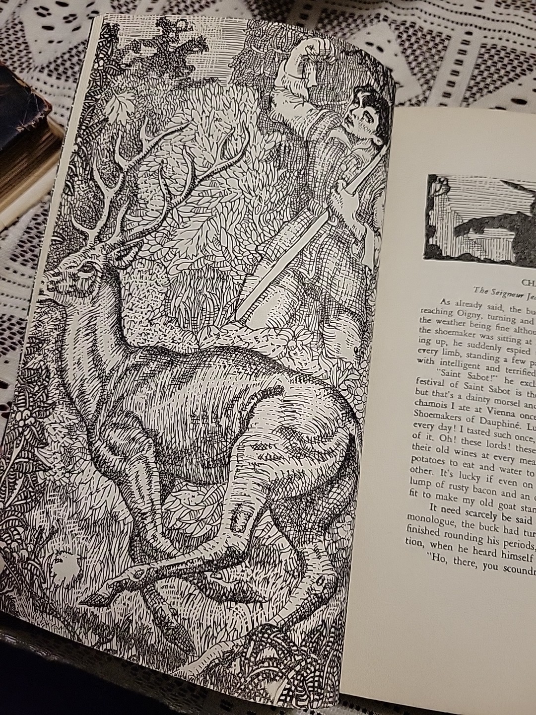 Alexandre Dumas / The Wolf Leader 1st Edition 1950 Prime Press Philadelphia HC