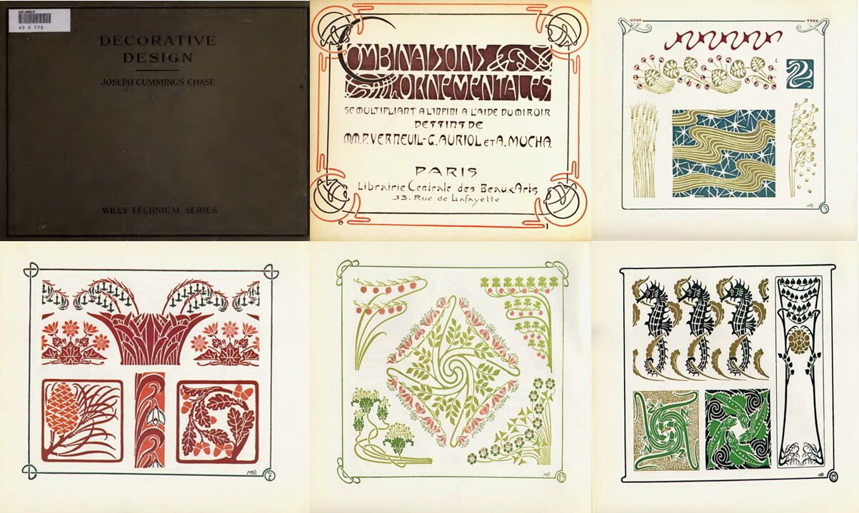 28 Old Books on Art Nouveau Applied Decorative Arts & Graphic Design on DVD