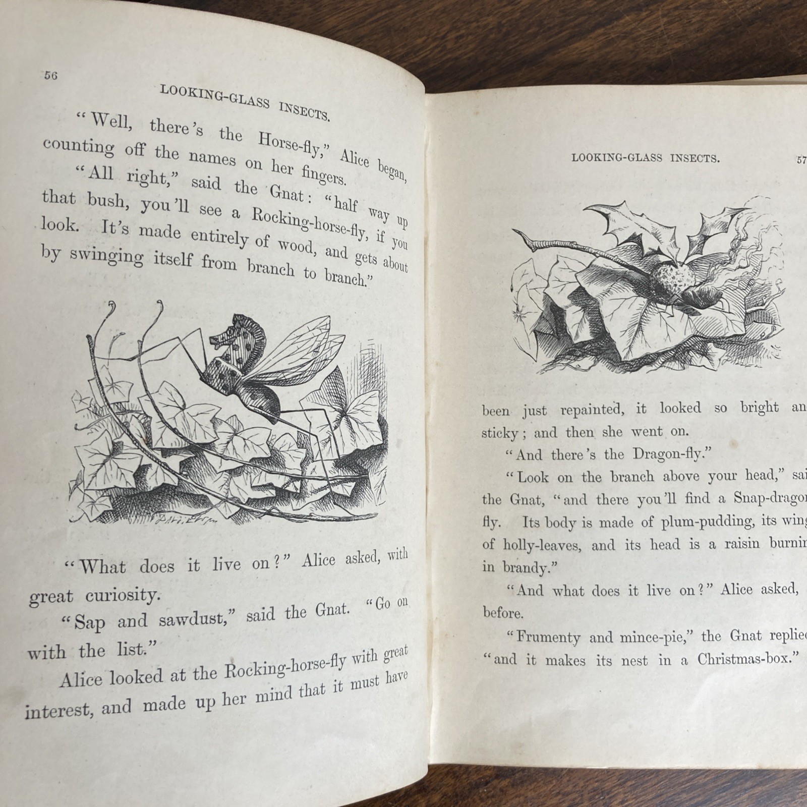 1872 Through The Looking Glass by Lewis Carroll First Edition Spares / Repair