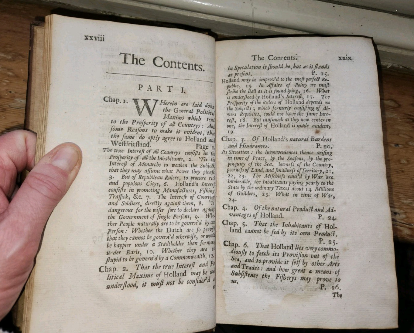 1702 TRUE INTEREST & POLITICAL MAXIMS OF HOLLAND & WEST-FRIESLAND BY DE WITT *