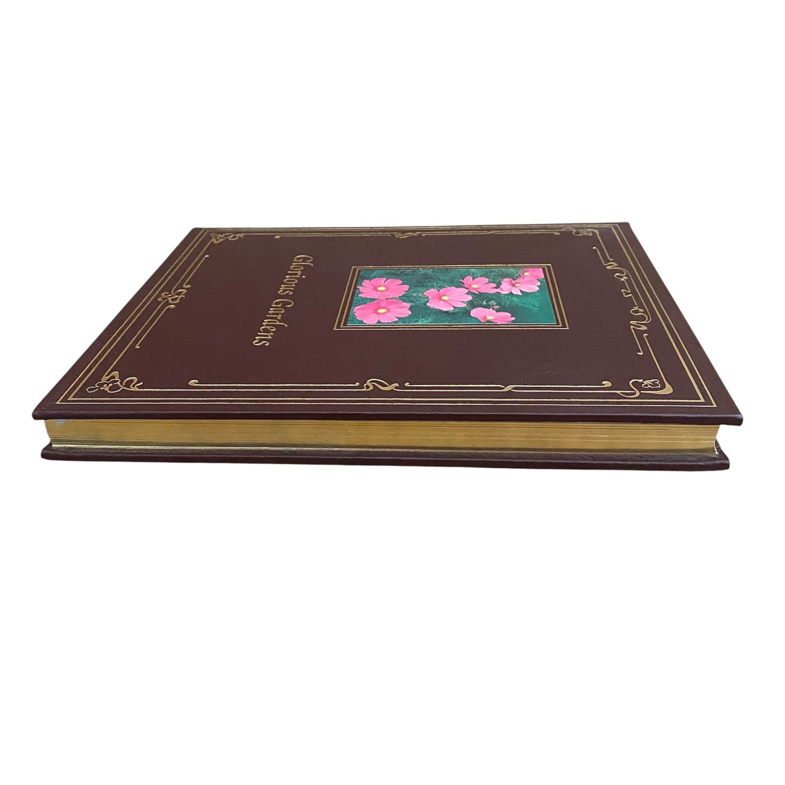 “Glorious Gardens” Roundtable Press Leather Bound HC Jaqueline Heriteau Book