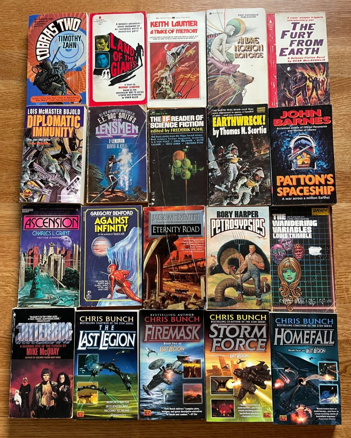 10X All Science Fiction Scifi Random Mix Paperback Books Vintage 1960s+ Lot