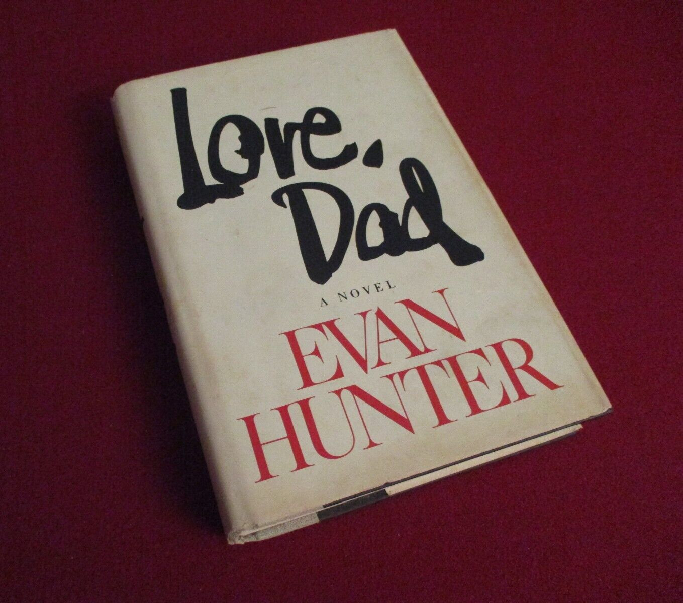 SIGNED (Inscribed) Love, Dad by Evan Hunter (Ed McBain) (1981) 1st/1st Edition