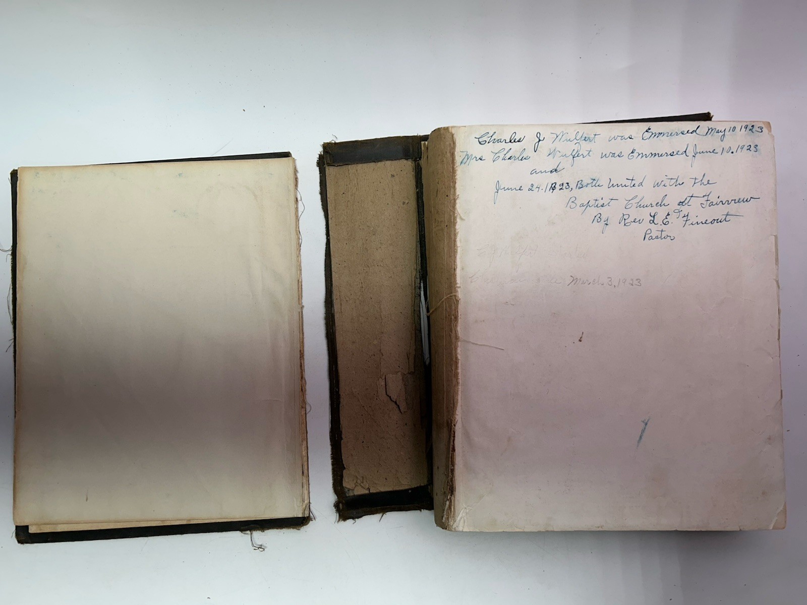 VTG 1920s John Hertel Holy Bible Oxford Devotional Edition Everyday Use AS-IS