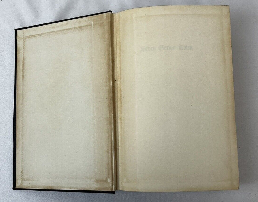Seven Gothic Tales Limited Edition Isak Dinesen 1934 HC Slipcase