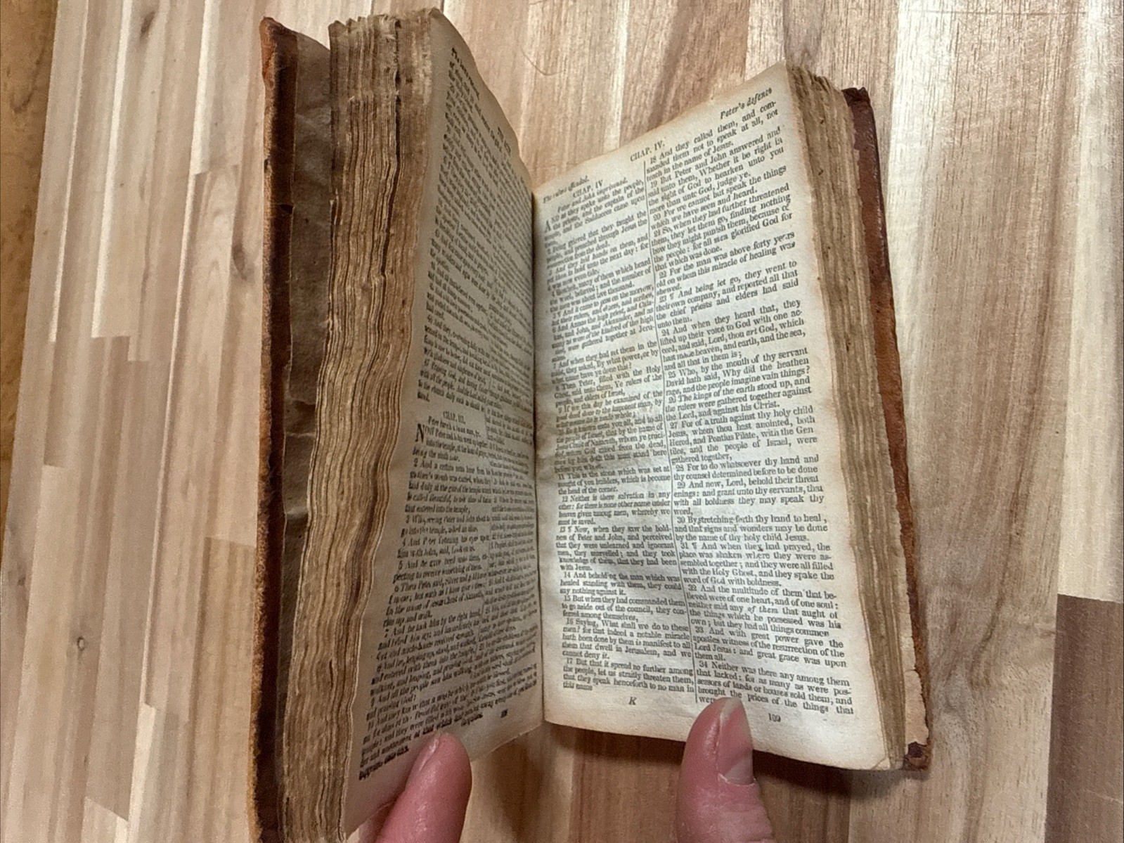 1843 NEW TESTAMENT rare WELLS-RIVER vermont IRA WHITE leather ANTIQUE old