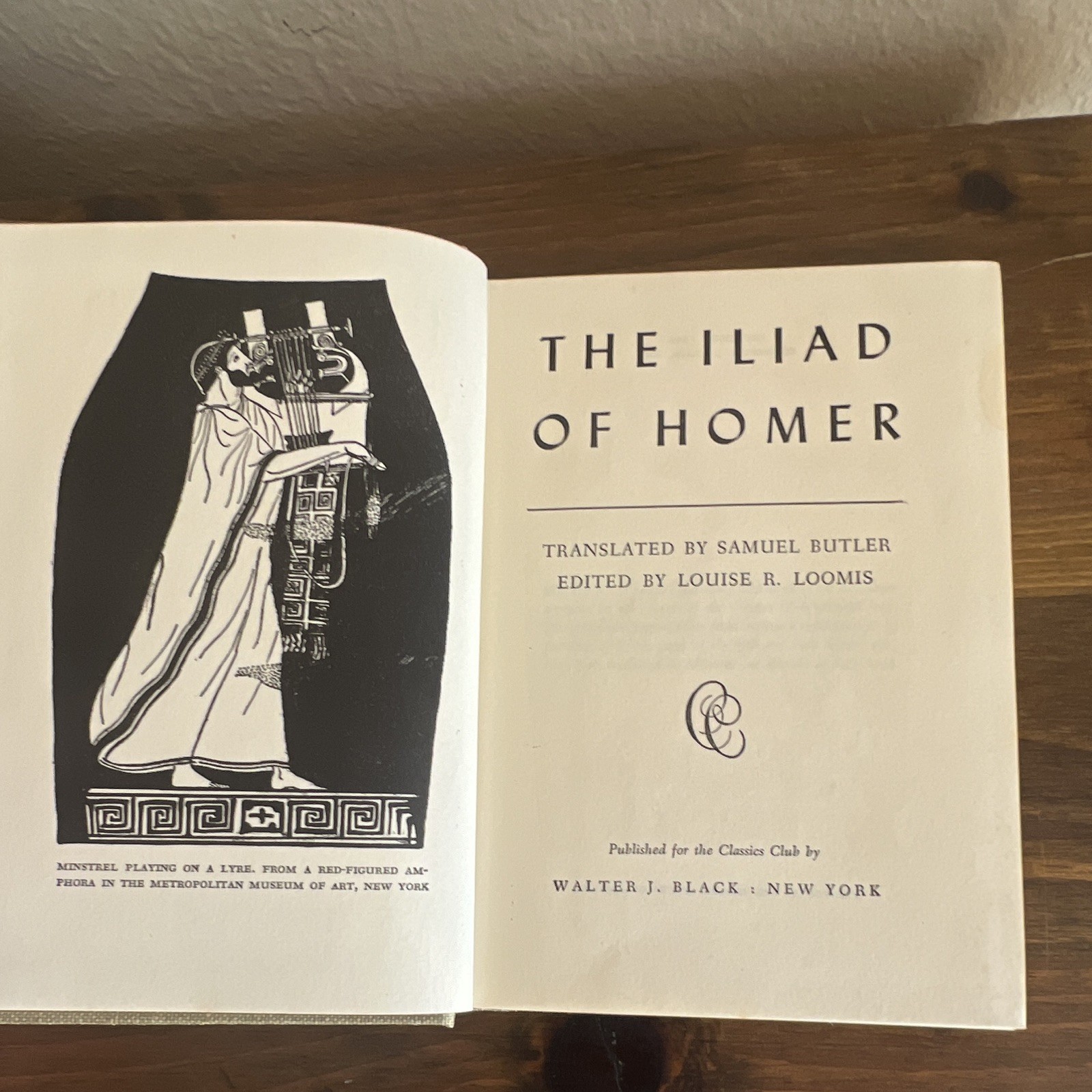 Homer Iliad Odyssey Set 1942 1944 Walter J Black Classics Club Samuel Butler Boo