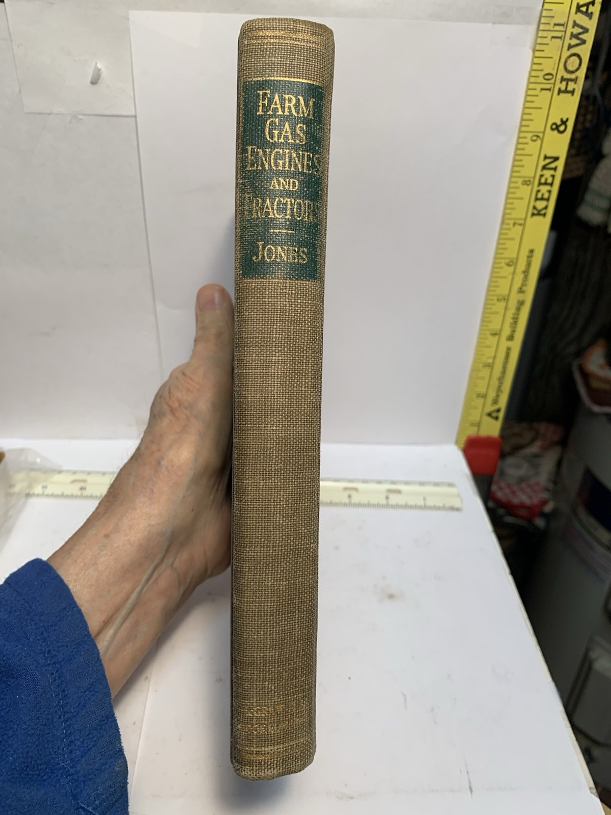 1938 2ND EDITION FARM GAS ENGINES & TRACTORS by Fred R. Jones, M.S. McGraw Hill